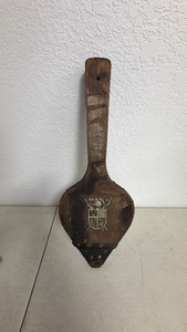 Wooden Fireplace Bellows (Incomplete)