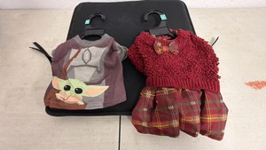 Lot of 2 Dog Outfits (Extra Extra Small)
