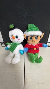 Lot of 2 Christmas Plush