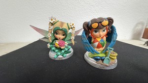 A Year of Enchantment Perpetual Calendar Collectible Figurines by Jasmine Becket-Griffith for The Hamilton CollectionBradford Exchange - May Fairy & June Fairy