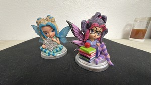 A Year of Enchantment Perpetual Calendar Collectible Figurines by Jasmine Becket-Griffith for The Hamilton CollectionBradford Exchange - January Fairy & September Fairy