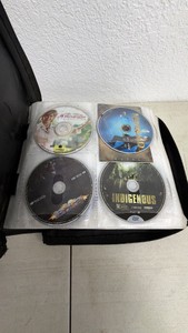 Portable Zippered DVD Binder Case w DVDs
