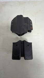 Canik Black Polymer Pistol Holster & Double-Stack Magazine Pouch