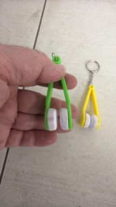 Lot of 2 Portable Eyeglass Cleaning Tongs