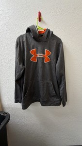 Gray Under Armour Pullover Hoodie (XL Loose)