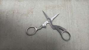 3.5 Stainless Steel Stork-Style Embroidery & Craft Scissors