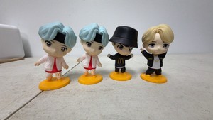 McDonalds TinyTAN x BTS Encore Edition Happy Meal Toys (Lot of 4)