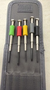 5-piece Compact Precision Screwdriver Set