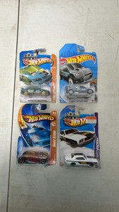 Lot of 4 Hot Wheels Diecast Cars