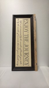 Enjoy The Journey Framed Wall Art by Danielson Designs