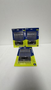 3 Packs of Black Ball Point Pens (8-Piece24 Pens Total)