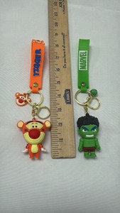 Lot of 2 Silicone Character Keychains