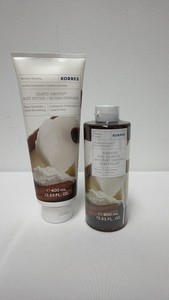 Korres Vanilla Cinnamon Elasti-Smooth Body Butter (400 mL) & Renewing Body Cleanser (400 mL)