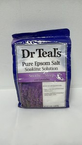 Dr. Teals Pure Epsom Salt Soaking Solution (3lb bag) - Soothe & Sleep w Lavender