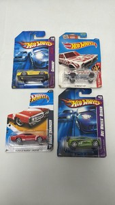 Lot of 4 Hot Wheels Die-Cast Cars