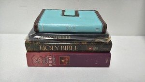 Lot of 4 Bibles
