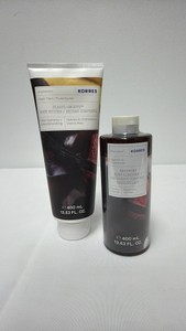 Korres Sugar Plum body care set - 400 mL (13.53 fl. oz.) Elasti-Smooth Body Butter & 400 mL (13.53 fl. oz.) Renewing Body Cleanser