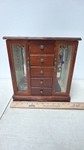 Multi-Tier Jewelry Box w/ Assorted Jewelry