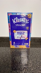 Kleenex Ultra Soft 4 pack boxes