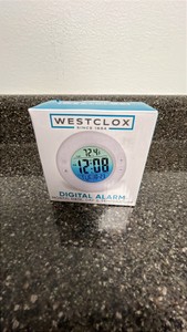 Brand new Westclox digital alarm clock