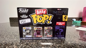 Funko Bitty Pop The Infinity Saga 4 pack. Still in box