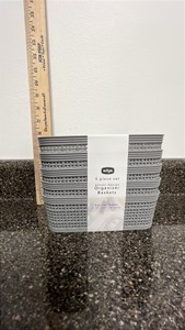5 piece organizing baskets
