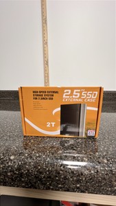 Brand new 2 terabyte, 2.5 SSD external hard drive