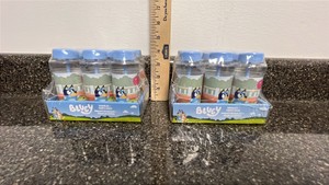 Lot of 2 Bluey Themed Bubbles party pack 6 pk
