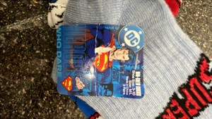 Superman kids socks
