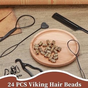 24 piece black rubber bands for women