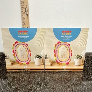 Mondo llama Wood photo frame painting kit